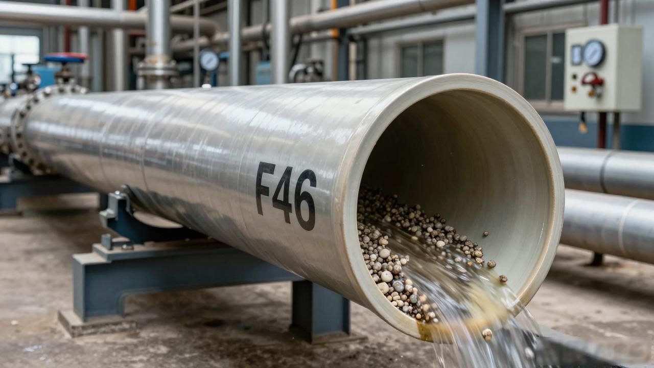 陶瓷管道内衬管f46是什么_陶瓷内衬管道 F46管_陶瓷内衬油管