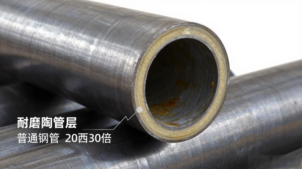 耐磨陶瓷复合管的价格_耐磨复合陶瓷管厂家_陶瓷耐磨复合钢管
