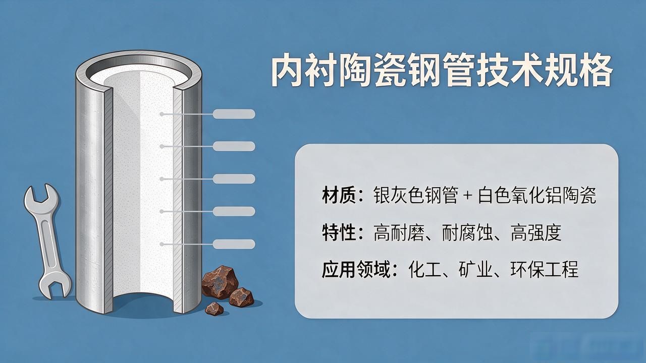 钢衬陶瓷管报价_内衬陶瓷钢管 尾矿浆_陶瓷内衬复合钢管